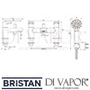 Bristan QUEST Bath Shower Mixer Dimensions